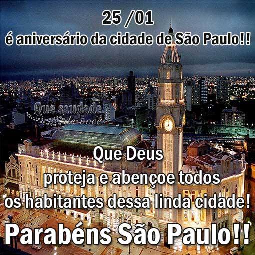 Aniversário de São Paulo Imagem 1