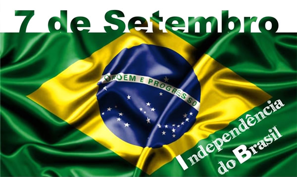 7 de Setembro Independência do Brasil.