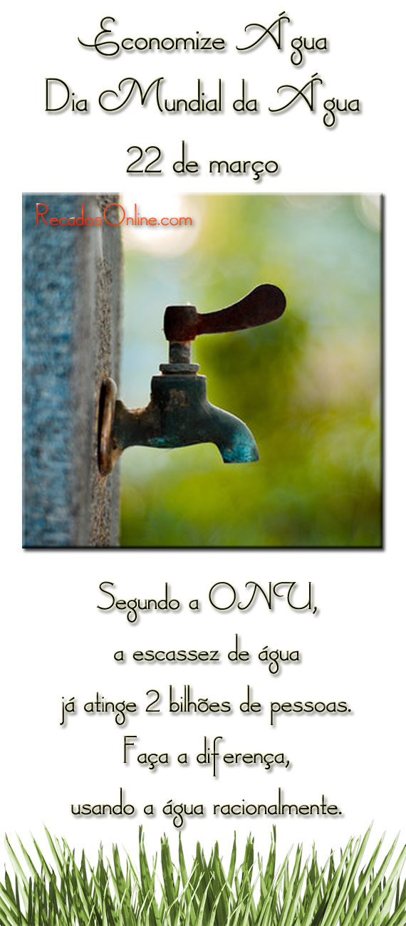 Recado Para Orkut - Dia Mundial da Água: 4