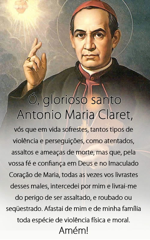 Dia de Santo Antônio Maria Claret Imagem 2