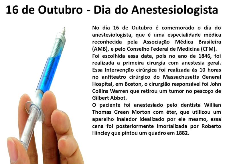 Dia do Anestesiologista Imagem 2