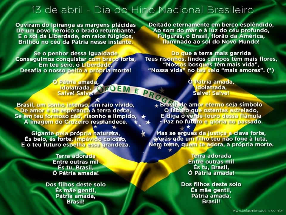 Dia do Hino Nacional Brasileiro Imagem 2