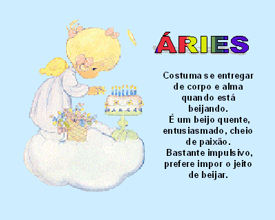 Áries Costuma se entregar de corpo e alma quando está...