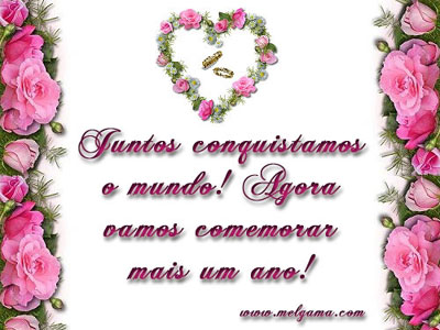 Juntos conquistamos o mundo! Agora vamos comemorar mais um ano!