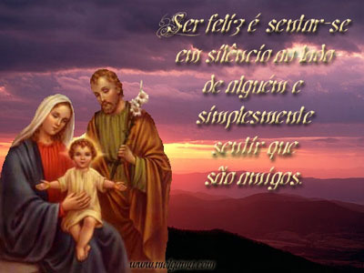 Ser feliz é sentir-se em silêncio ao lado de alguém e...