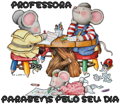 Professora, parabéns pelo seu dia!
