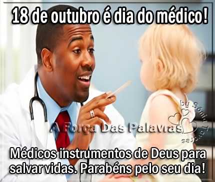 18 de outubro é Dia do Médico! Médicos instrumentos de...