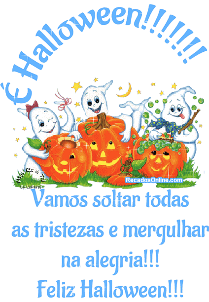 É Halloween! Vamos soltar todas as tristezas e mergulhar na alegria!...