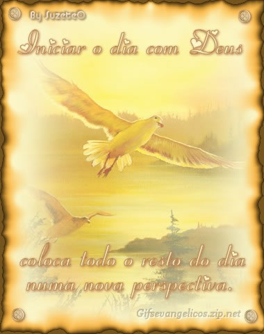 Iniciar o dia com Deus coloca todo o resto do dia numa nova perspectiva.