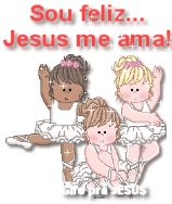 Sou feliz... Jesus me ama!