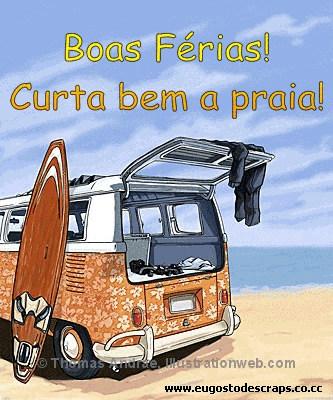 Boas Férias! Curta bem a praia!