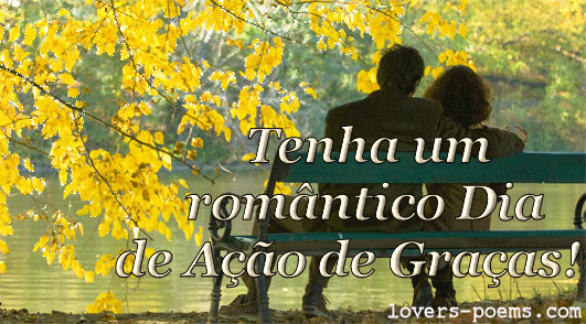 Tenha um romântico Dia de Ação de Graças!