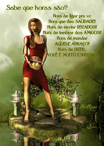 Sabe que horas são? Hora de ligar pra vc. Hora que deu Saudade! Hora...