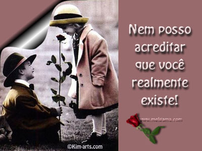 Nem posso acreditar que você realmente existe!