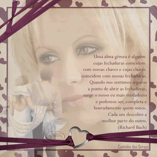 Uma alma gêmea é alguém cujas fechaduras coincidem com...