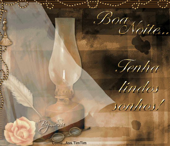 Boa noite... Tenha lindos sonhos!