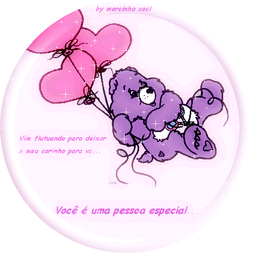 Vim flutuando pra deixar o meu carinho para você... Você...