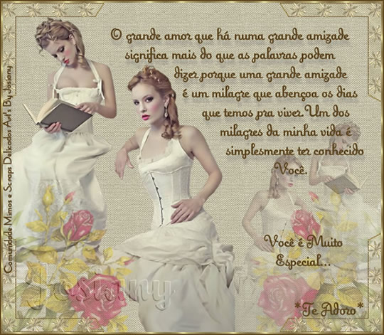 O grande amor que há numa grande amizade significa mais do que as...