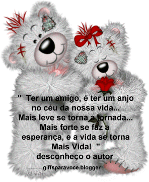 Ter um amigo, é ter um anjo no céu da nossa vida... Mais leve...