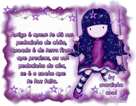 Amigo é quem de dá um pedacinho de chão, quando...