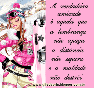 A verdadeira amizade é aquela que a lembrança não apaga...