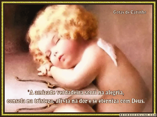 A amizade verdadeira sorri na alegra, consola na tristeza, alivia na dor e...