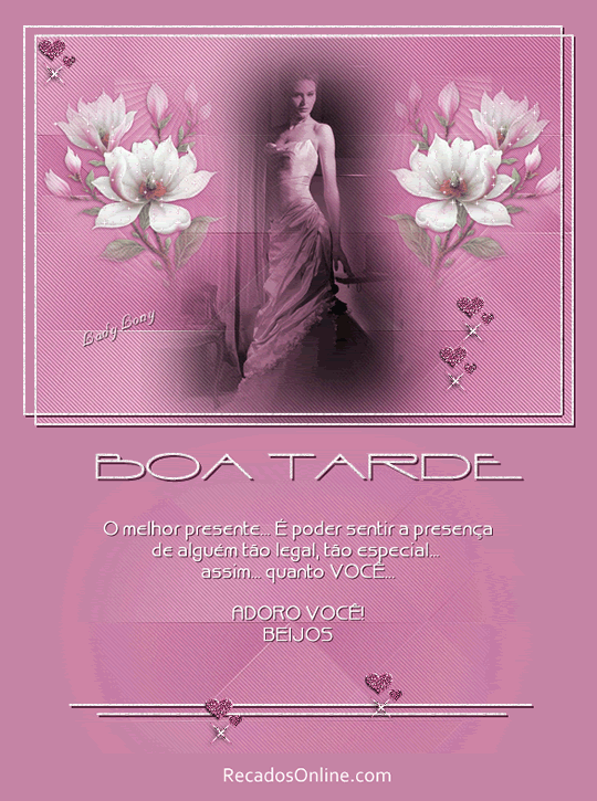 Boa Tarde O melhor presente é poder sentir a presença de...