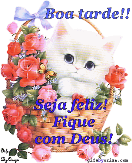 Boa Tarde! Seja feliz! Fique com Deus!