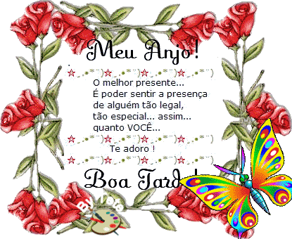 Meu Anjo! O melhor presente é poder sentir a presença de...