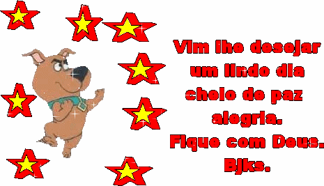 Vim lhe desejar um lindo dia cheio de paz alegria. Fique com Deus. Bjks