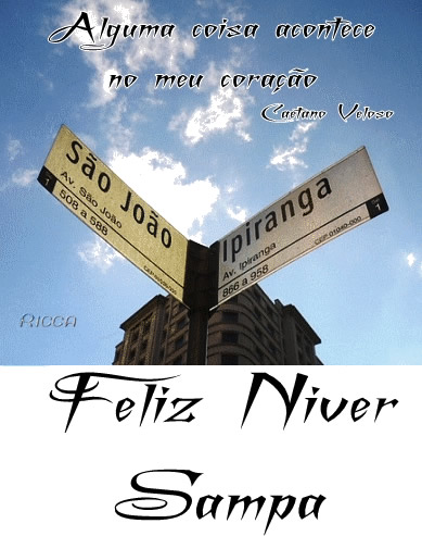 Alguma coisa acontece no meu coração. (Caetano Veloso) Feliz...