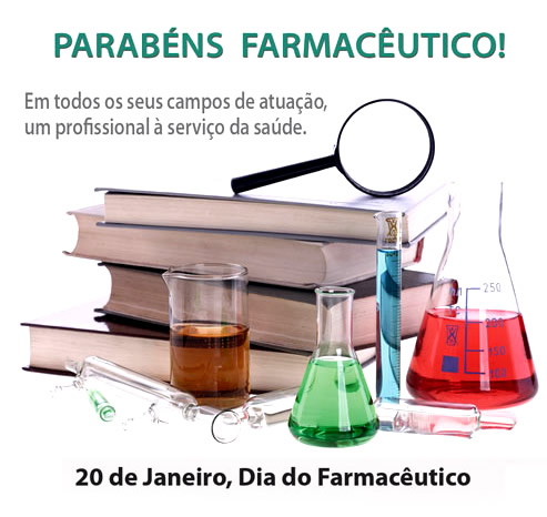 Parabéns, Farmacêutico. Em todos os seus campos de...