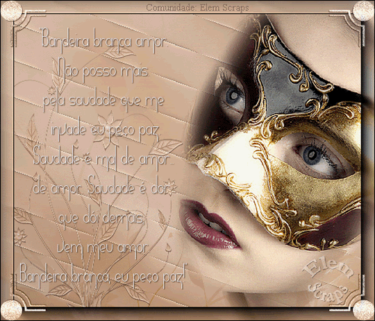 Bandeira branca, amor Não posso mais. Pela saudade, Que me invade eu...