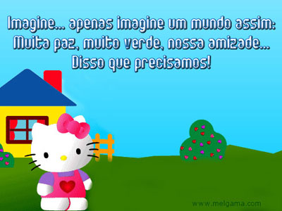 Imagine... apenas imagine um mundo assim: Muita paz, muito verde, nossa...