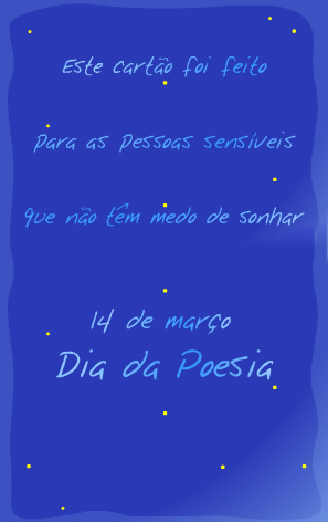 Este cartão foi feito para as pessoas sensíveis que não...