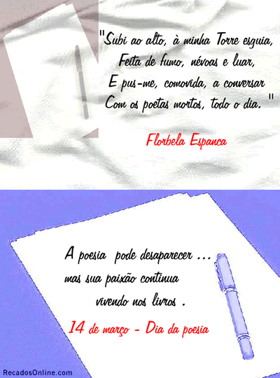 "Subi ao alto, à minha torre esguia, feira de fumo...