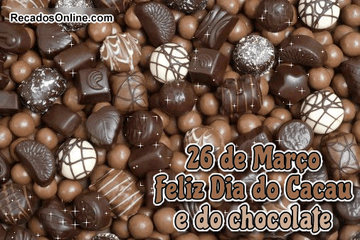 26 de março feliz dia do cacau e do chocolate