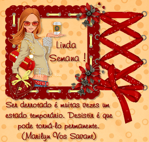 Linda Semana! Ser derrotado é muitas vezes um estado...