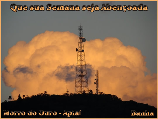 Que sua Semana seja Abençoada.