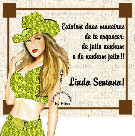 Existem duas maneiras de te esquecer: de jeito nenhum e de nenhum jeito!!...