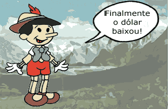 Finalmente o Dólar Baixou! O Rubinho ganhou do alemão!...