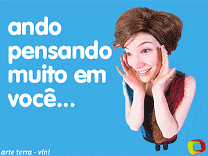 Ando pensando muito em você... Afinal hoje é o seu dia...