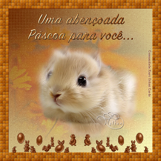Uma abençoada Páscoa para você.