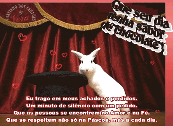 Que seu dia tenha sabor de chocolate! Eu trago em meus achados e perdidos...
