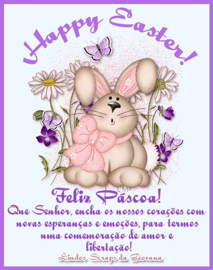 Feliz Páscoa! Que o Senhor, encha os nossos corações...