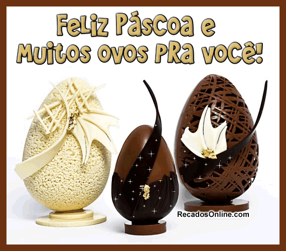 Feliz Páscoa Muitos ovos pra você!