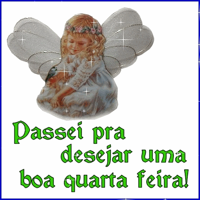 Passei pra desejar uma boa quarta feira!