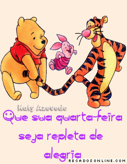 Que sua quarta-feira seja repleta de alegria