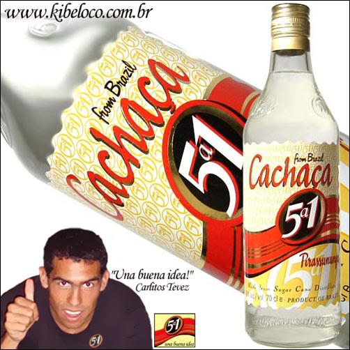 Cachaça 51 com Tevez