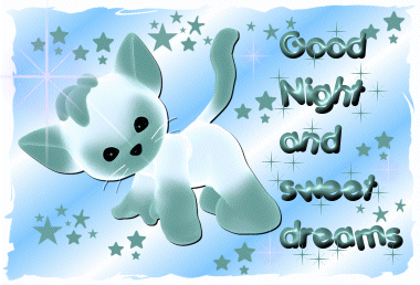 Good Night and sweet dreams